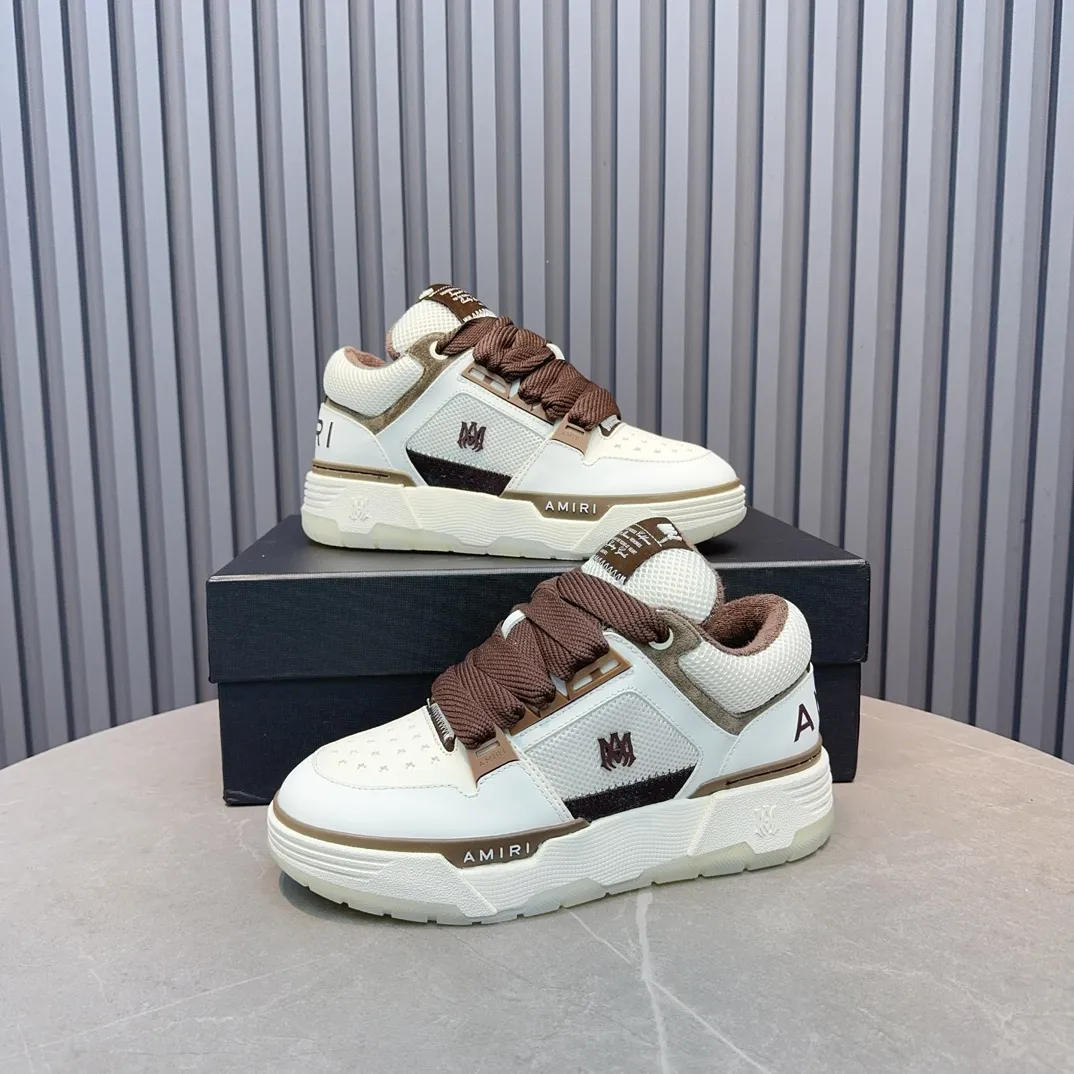 Men's shoes 💰660💰 AMIRI AMIRI trendy brand hot sale 🔥 Available all year round, couples 💑 Official website synchronization Imported fabrics 1⃣️ vs 1⃣️ replica, original factory special original sole, 35-45 (45. non-refundable)